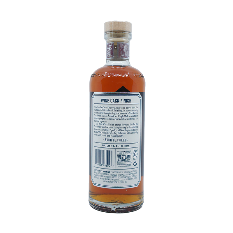 Westland 'Wine Cask Finish' American Single Malt Whiskey - LoveScotch.com