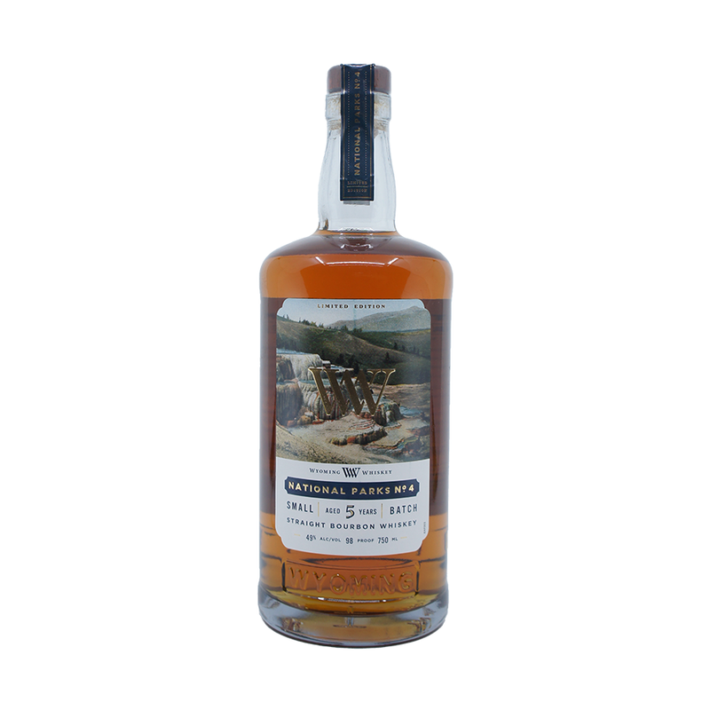 Wyoming National Parks No. 4 Small Batch 5 Year Old Straight Bourbon Whiskey - LoveScotch.com