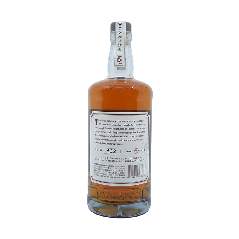 Wyoming Whiskey Small Batch Bourbon Whiskey - LoveScotch.com