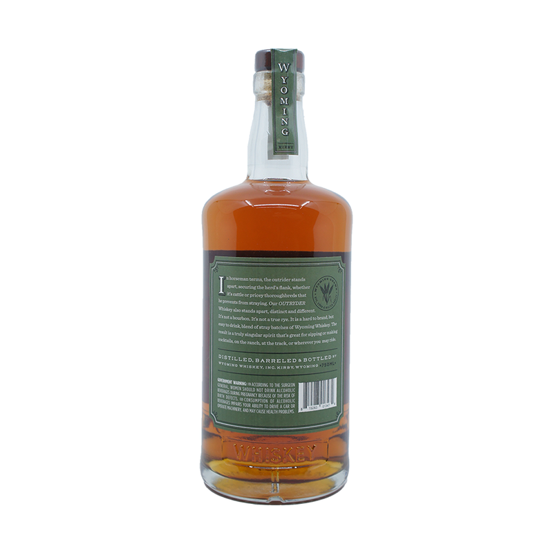 Wyoming Whiskey Outryder American Straight Whiskey - LoveScotch.com