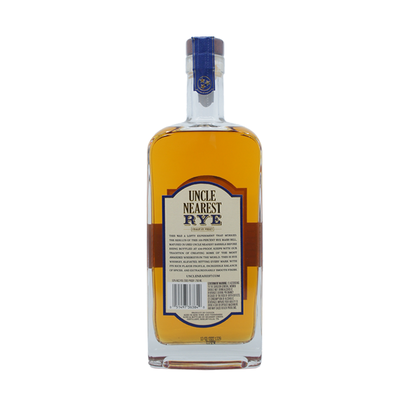 Uncle Nearest Straight Rye Whiskey - LoveScotch.com