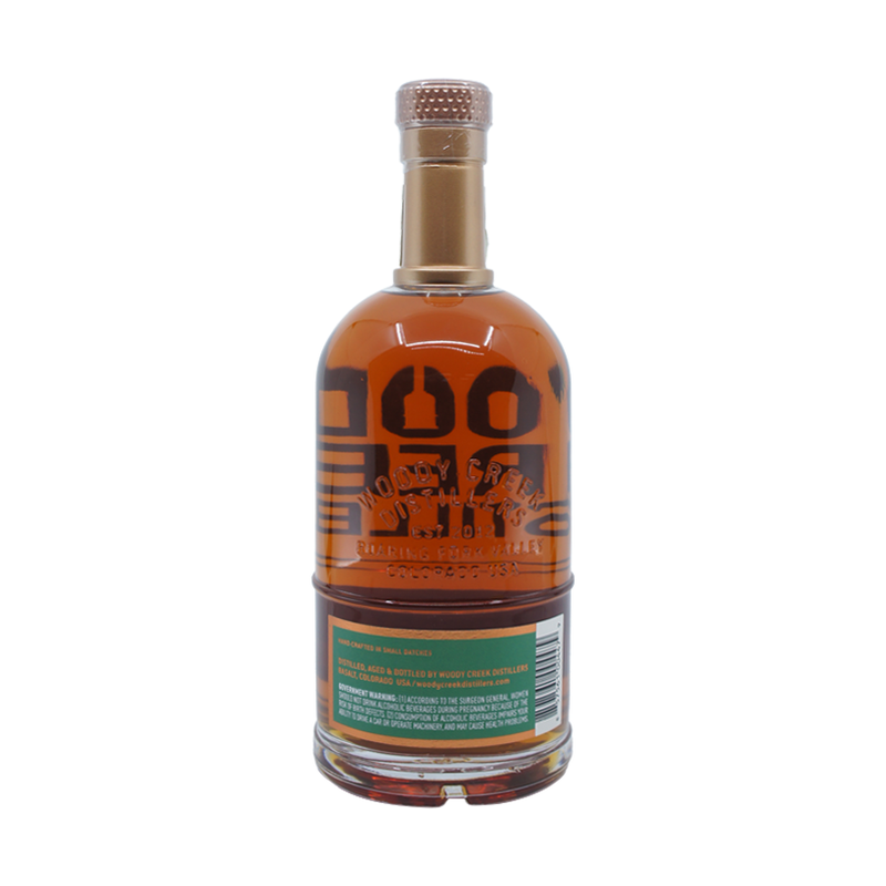 Woody Creek Distillers Single Barrel Colorado Straight Rye Whiskey - LoveScotch.com