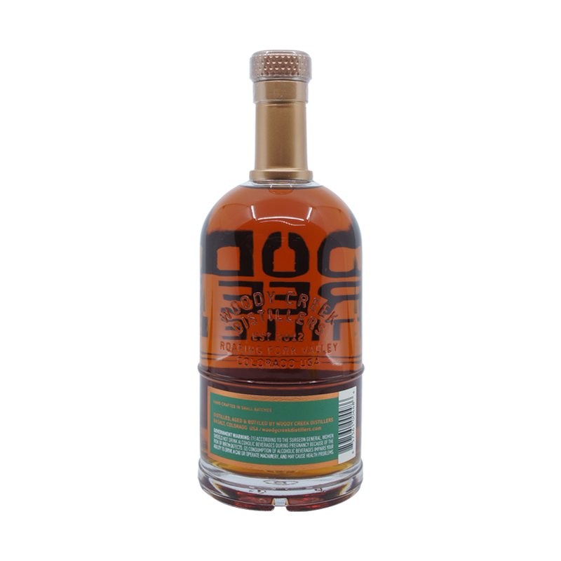 Woody Creek Distillers Cask Strength Colorado Straight Rye Whiskey - LoveScotch.com