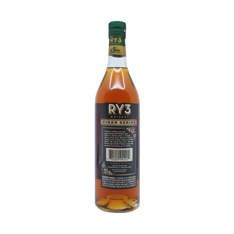 Ry3 Whiskey Cigar Series Cask Strength Rye Whiskey - LoveScotch.com