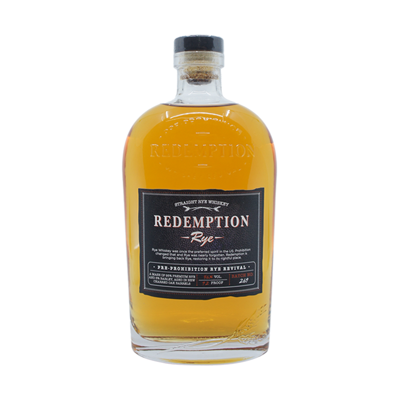 Redemption Rye Straight Rye Whiskey - LoveScotch.com