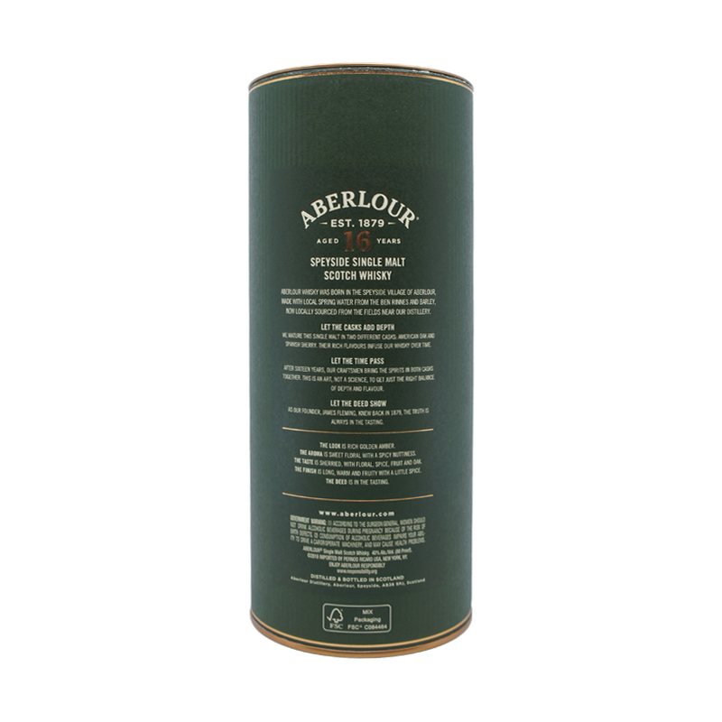 Aberlour 16 Year Old Double Cask Matured Speyside Single Malt Scotch Whisky - LoveScotch.com