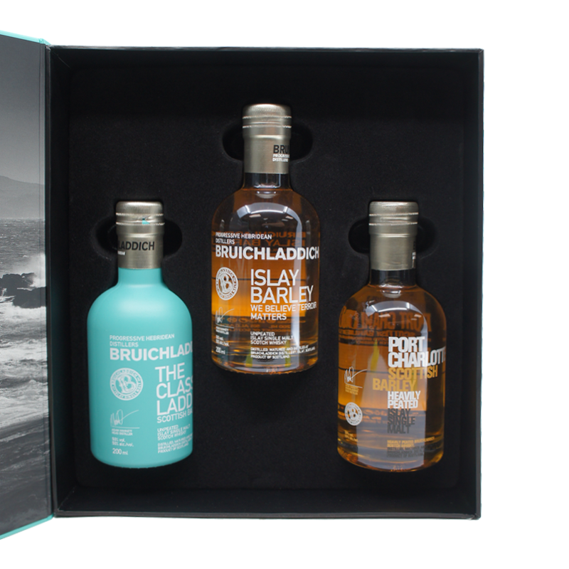 Bruichladdich Wee Laddie Tasting Collection 3-Pack - LoveScotch.com