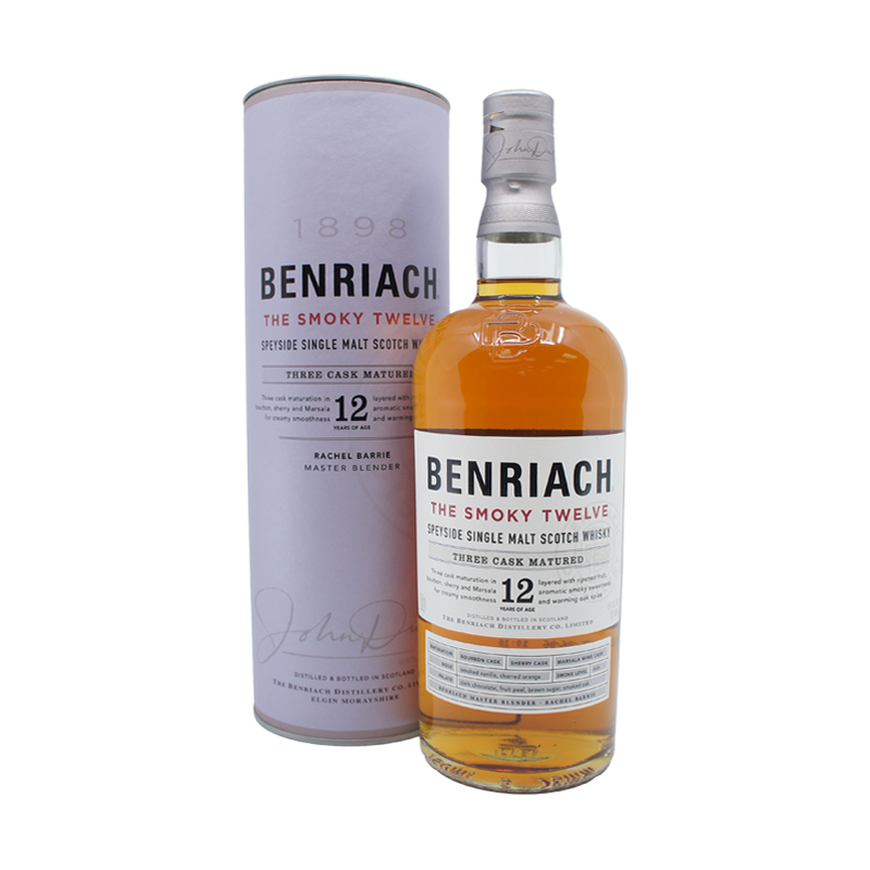 Benriach 12 Year Old 'The Smoky Twelve' Speyside Single Malt Scotch Whisky - LoveScotch.com