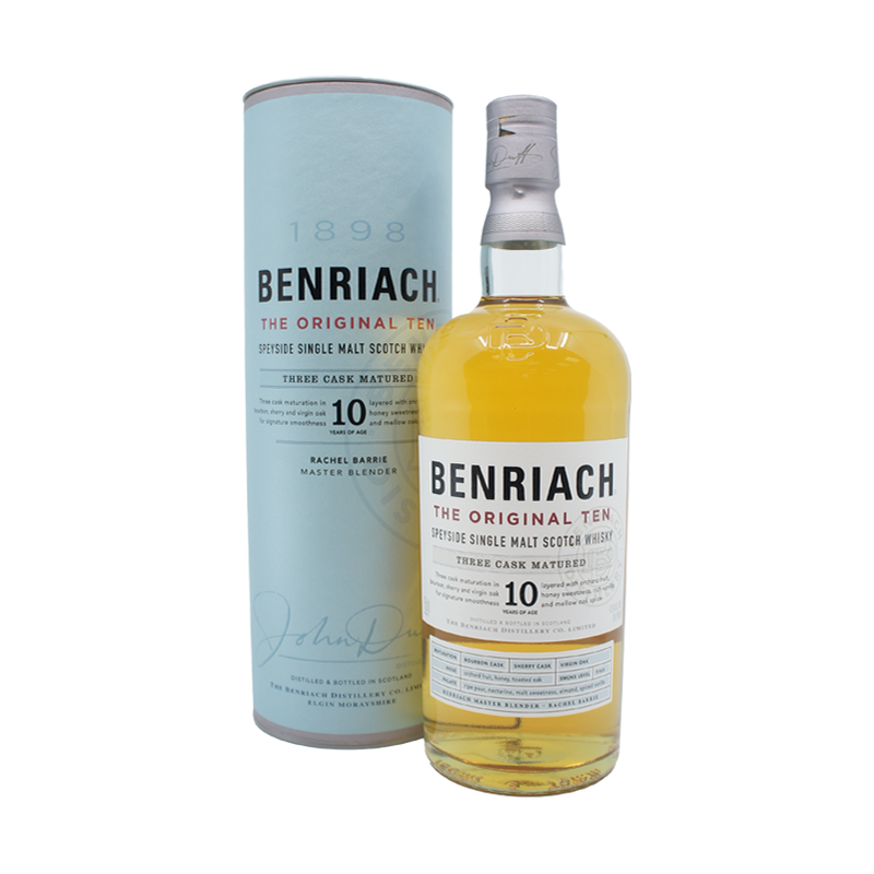 Benriach 10 Year Old 'The Original Ten' Three Cask Matured Speyside Single Malt Scotch Whisky - LoveScotch.com
