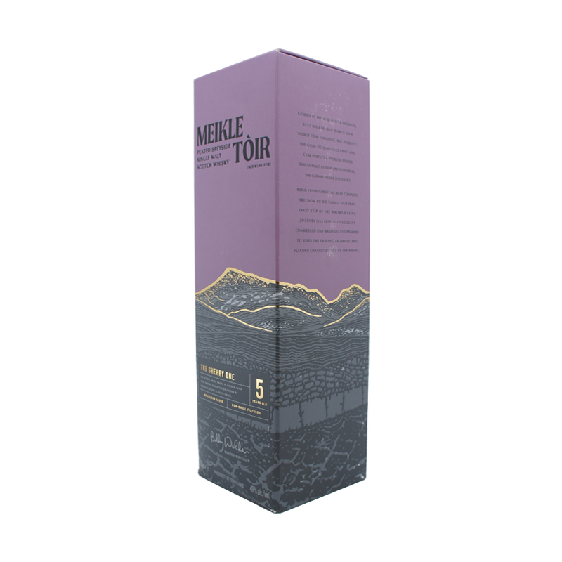 Meikle Toir 'The Sherry One' 5 Year Old Peated Speyside Single Malt Scotch Whisky - LoveScotch.com