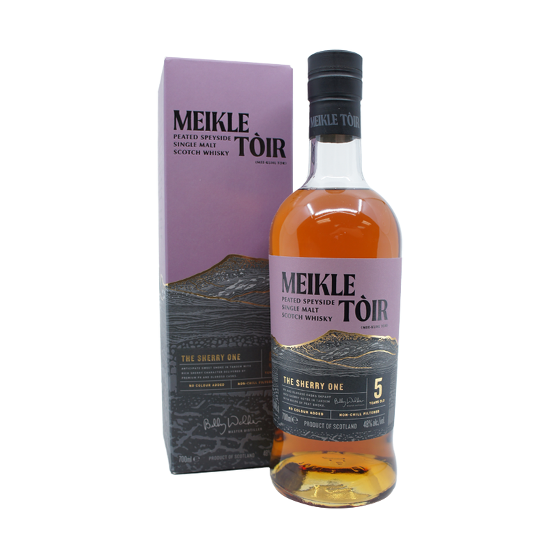 Meikle Toir 'The Sherry One' 5 Year Old Peated Speyside Single Malt Scotch Whisky - LoveScotch.com