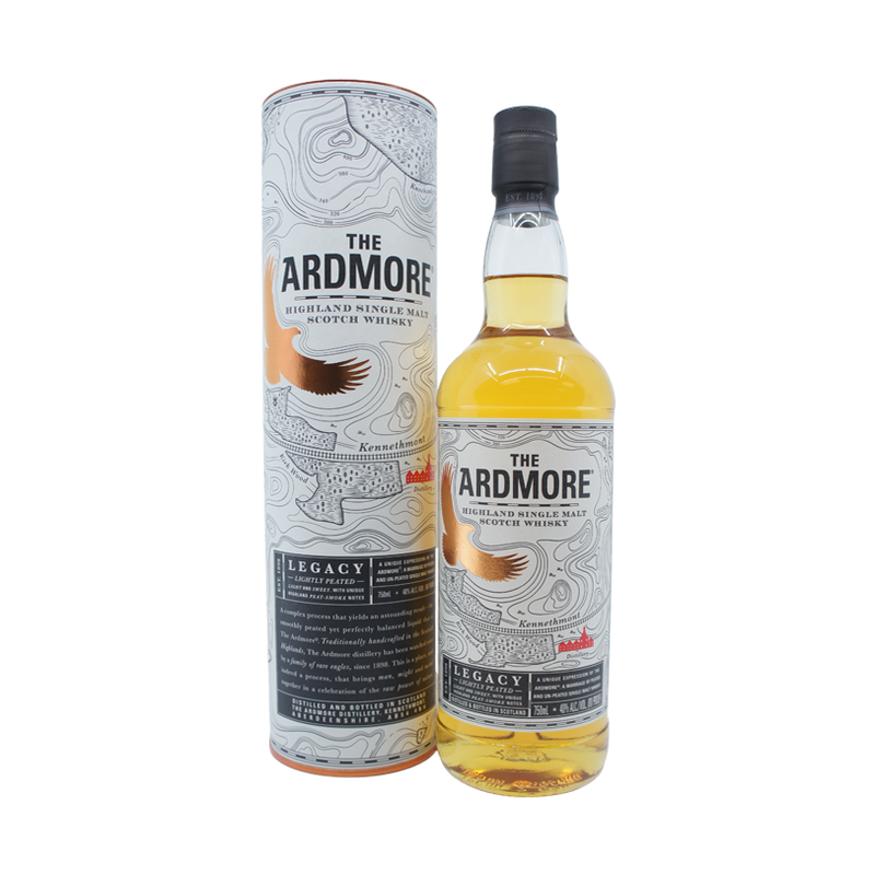 The Ardmore 'Legacy' Lightly Peated Highland Single Malt Scotch Whisky