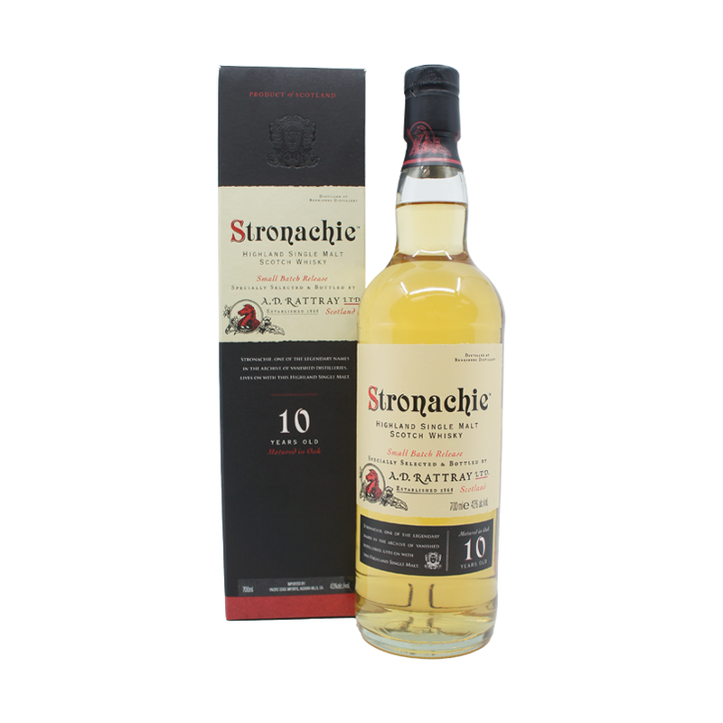 A.D. Rattray Stronachie 10 Year Old Small Batch Highland Single Malt Scotch Whisky - LoveScotch.com