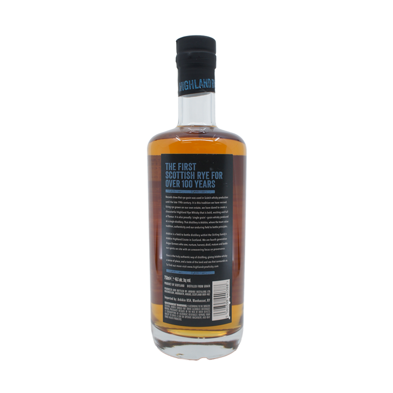 Arbikie Highland Rye 4 Year Old Single Grain Scotch Whisky - LoveScotch.com