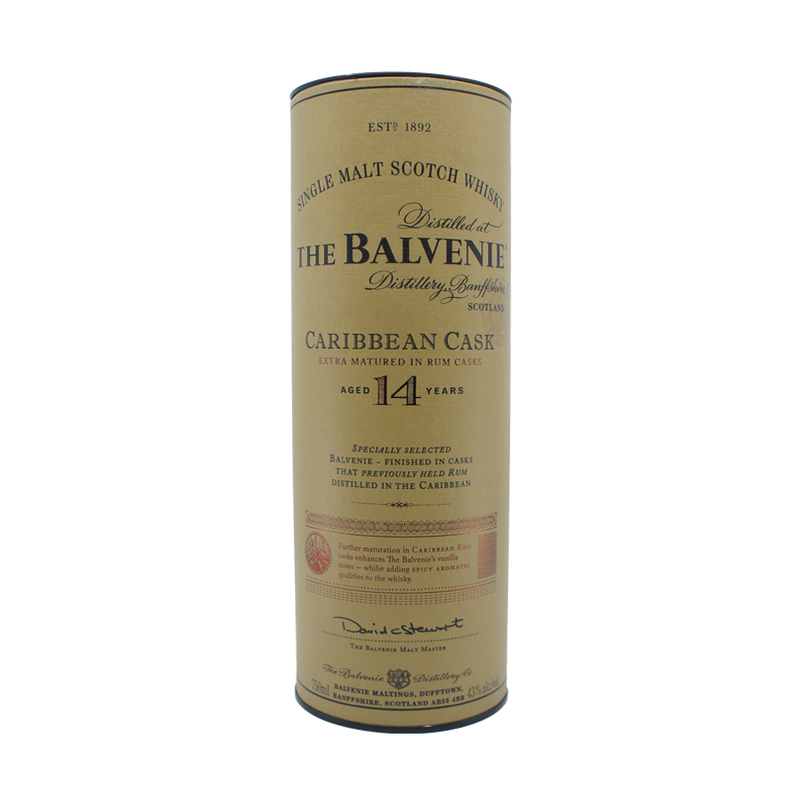The Balvenie 14 Year Old Caribbean Cask Single Malt Scotch Whisky - LoveScotch.com