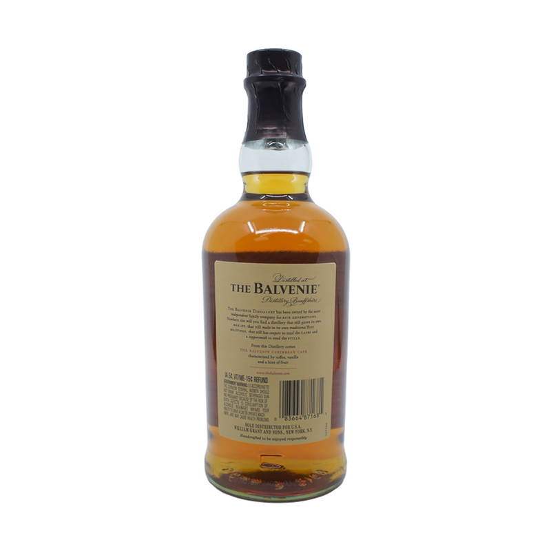 The Balvenie 14 Year Old Caribbean Cask Single Malt Scotch Whisky - LoveScotch.com