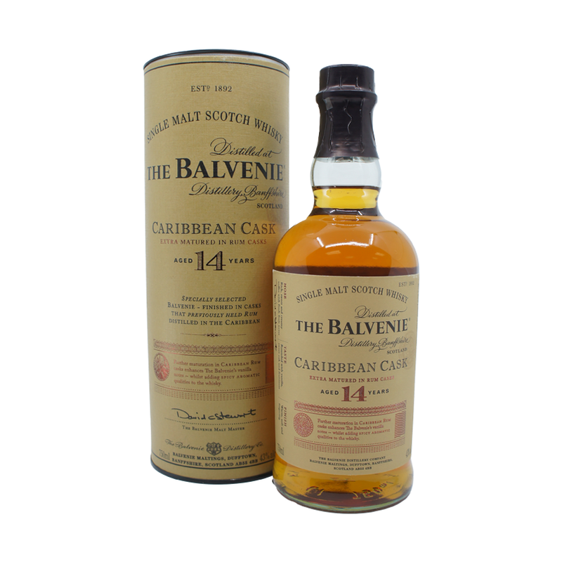 The Balvenie 14 Year Old Caribbean Cask Single Malt Scotch Whisky - LoveScotch.com