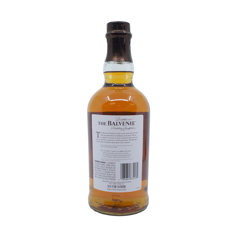 The Balvenie 12 Year Old Sweet Toast of American Oak Single Malt Scotch Whisky - LoveScotch.com