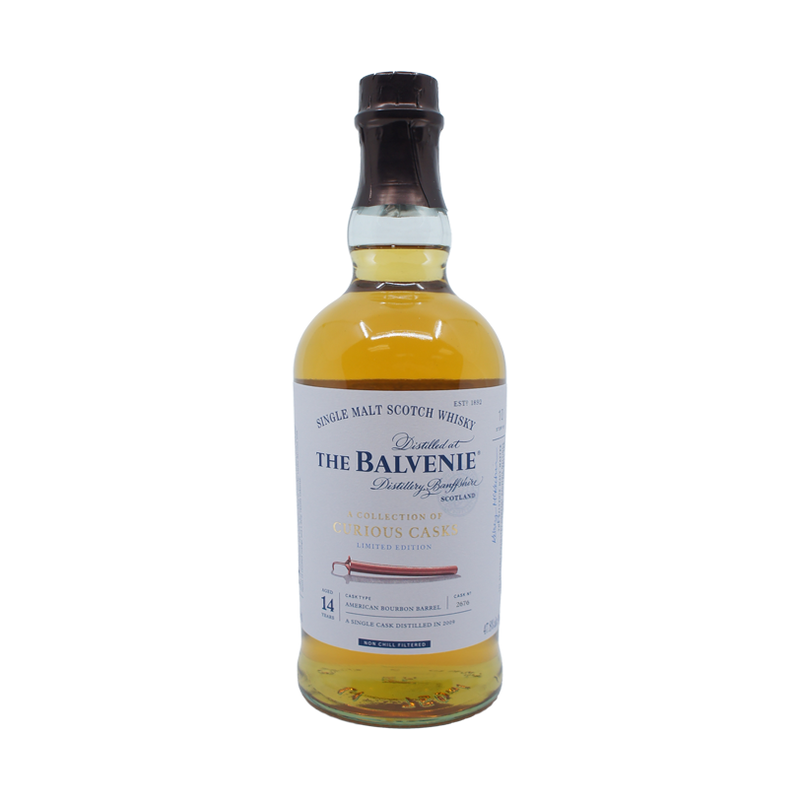 Balvenie A Collection of Curious Casks 14 Year Old American Bourbon Barrel Single Malt Scotch Whisky - LoveScotch.com