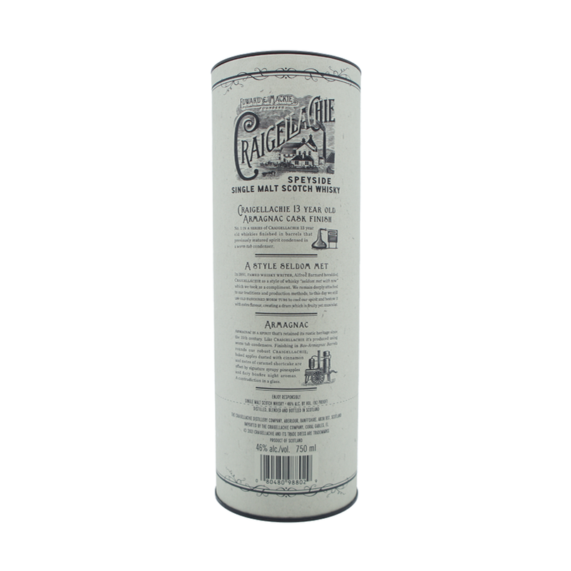 Craigellachie 13 Year Old Bas Armagnac Cask Finish Single Malt Scotch Whisky - LoveScotch.com