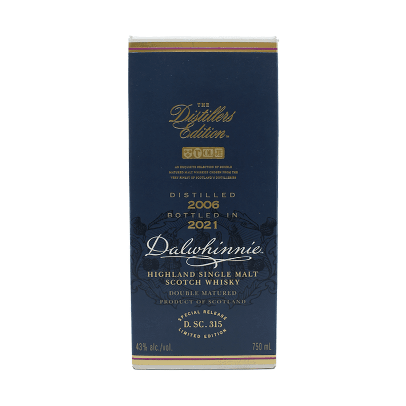 Dalwhinnie Distillers Edition 2021 Double Matured Highland Single Malt Scotch Whisky - LoveScotch.com