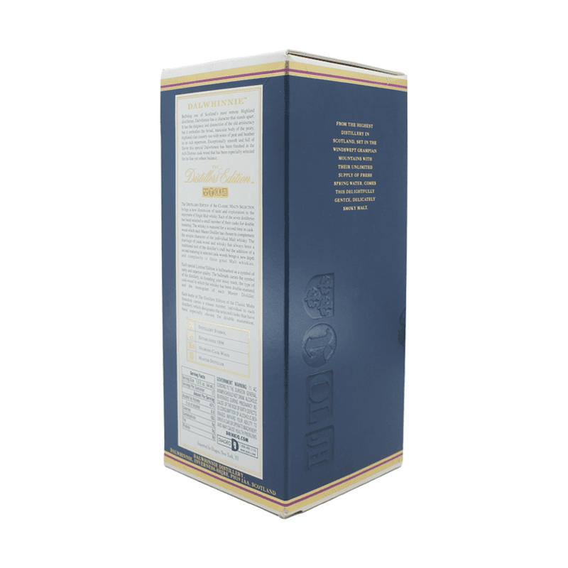 Dalwhinnie Distillers Edition 2021 Double Matured Highland Single Malt Scotch Whisky - LoveScotch.com