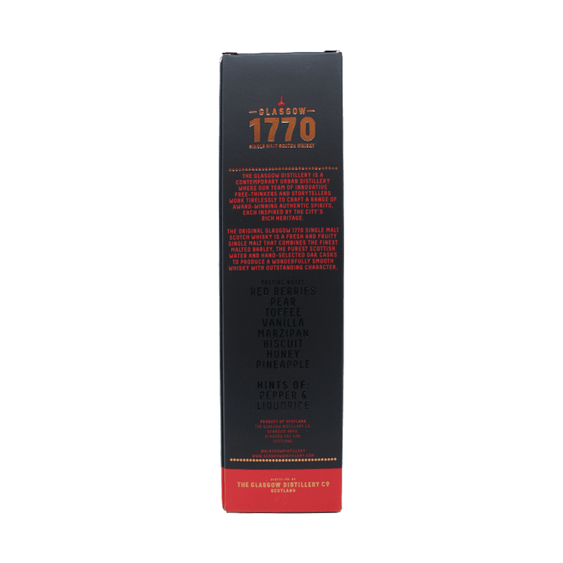 Glasgow 1770 The Original Single Malt Scotch Whisky - LoveScotch.com