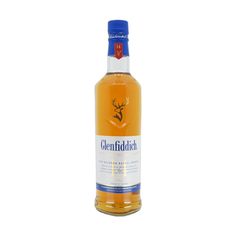 Glenfiddich 14 Year Bourbon Barrel Reserve Single Malt Scotch Whisky - LoveScotch.com