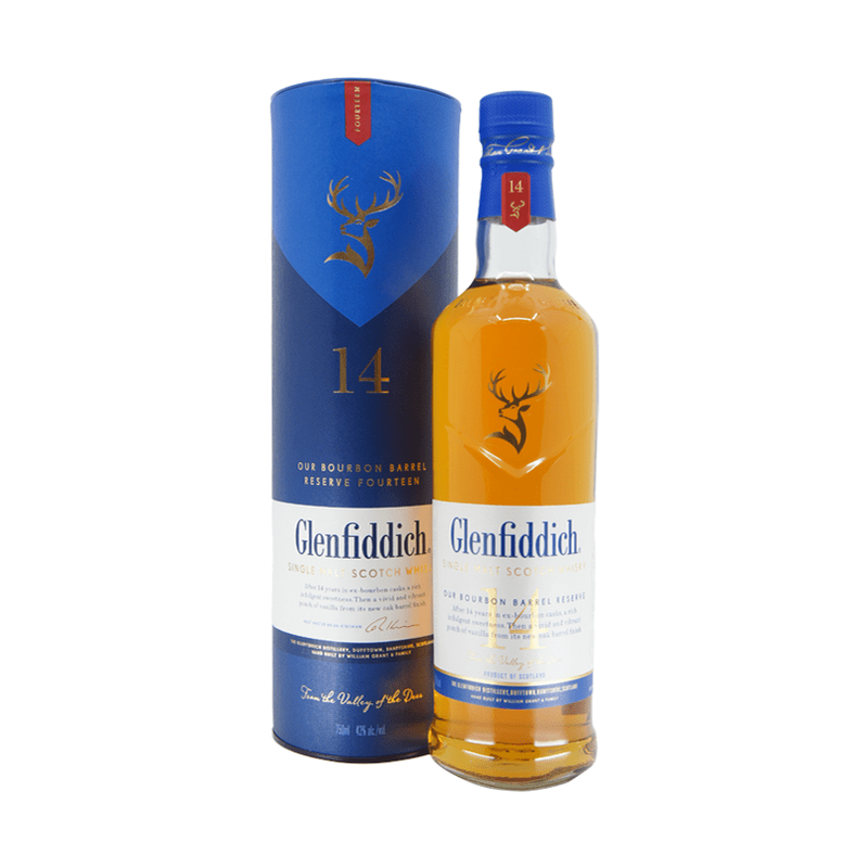 Glenfiddich 14 Year Bourbon Barrel Reserve Single Malt Scotch Whisky - LoveScotch.com