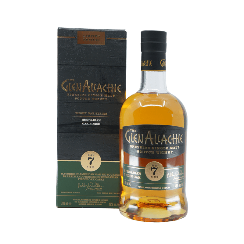 The GlenAllachie 7 Year Old Virgin Oak Series 'Hungarian Oak' - LoveScotch.com
