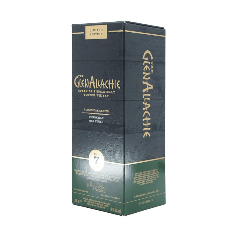 The GlenAllachie 7 Year Old Virgin Oak Series 'Hungarian Oak' - LoveScotch.com