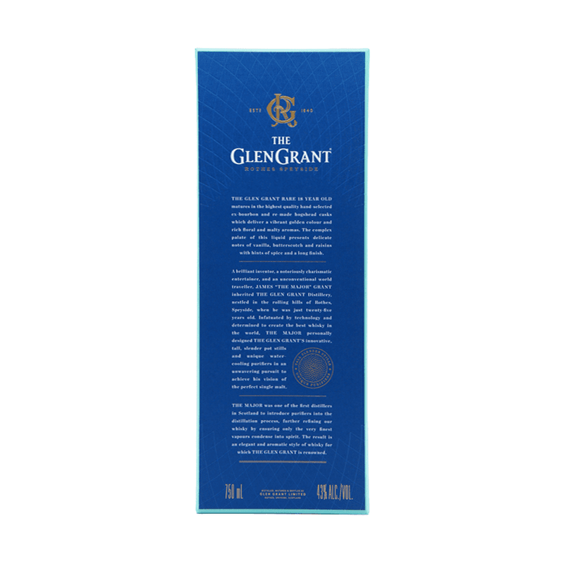 Glen Grant 18年 レアエディション 700ml Glen Grant 18 Year Single Malt Scotch Whisky
