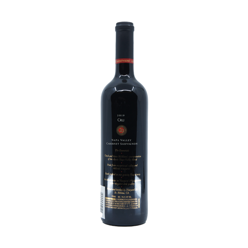 Vineyard 29 Cru Cabernet Sauvignon 2019 - LoveScotch.com
