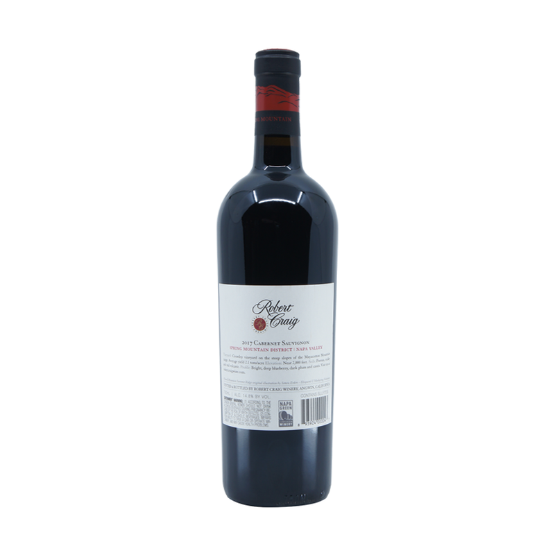 Robert Craig Cabarnet Sauvignon 2017 - LoveScotch.com