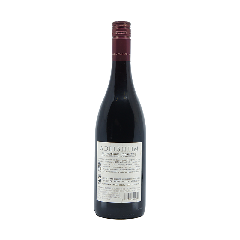 Adelsheim Breaking Ground Pinot Noir 2021 - LoveScotch.com
