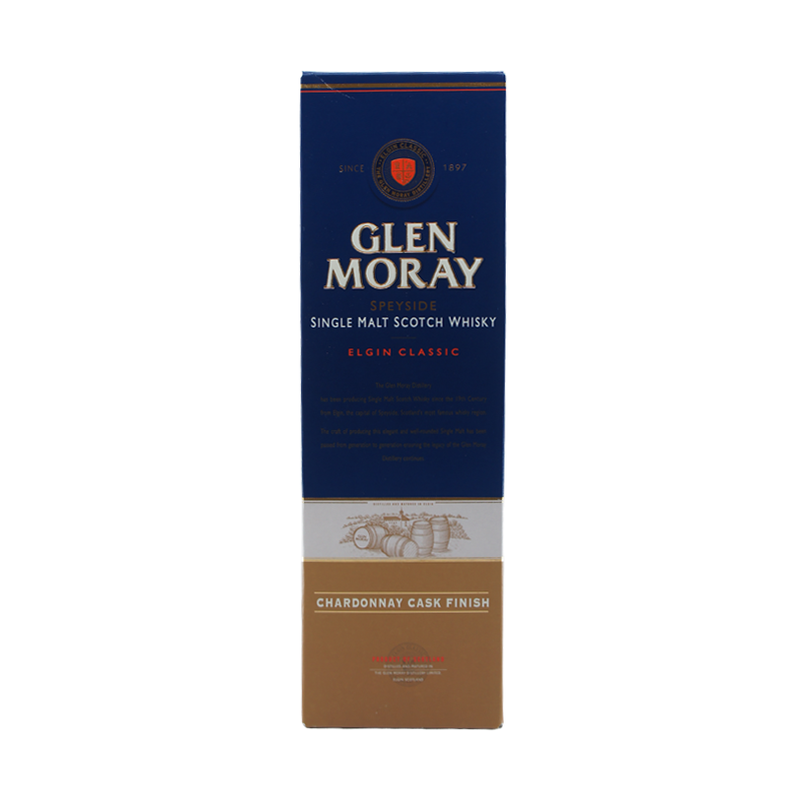 Glen Moray Classic Chardonnay Cask Finish Speyside Single Malt Scotch Whisky - LoveScotch.com
