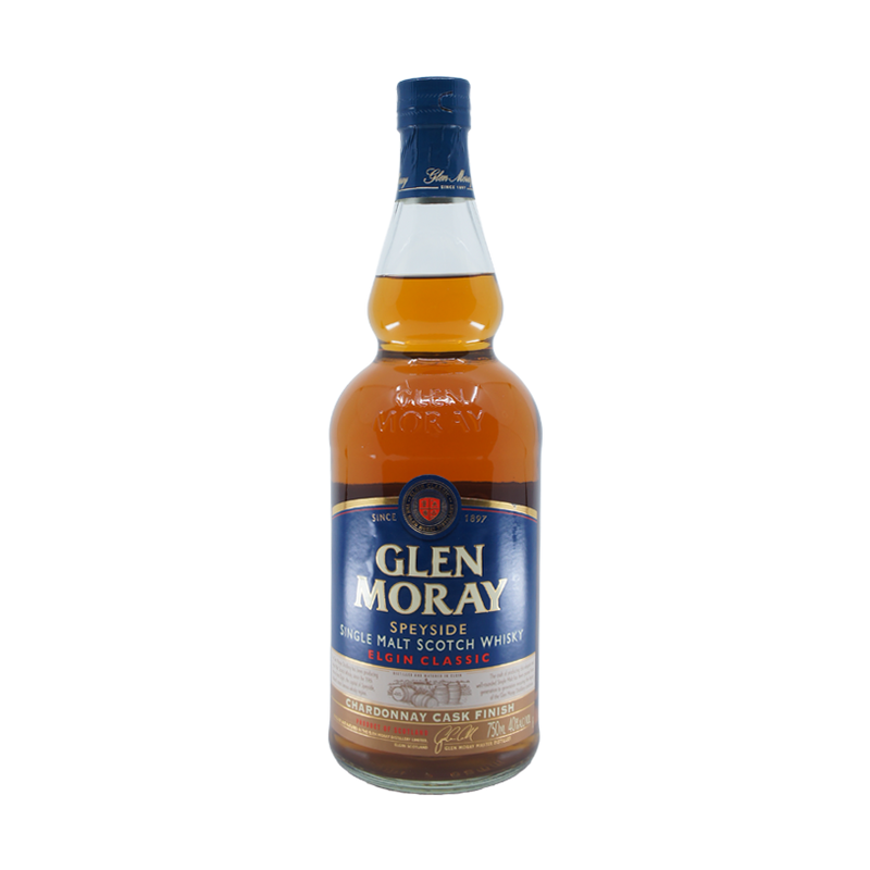 Glen Moray Classic Chardonnay Cask Finish Speyside Single Malt Scotch Whisky - LoveScotch.com