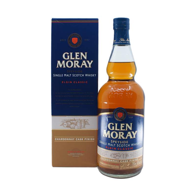Glen Moray Classic Chardonnay Cask Finish Speyside Single Malt Scotch Whisky - LoveScotch.com