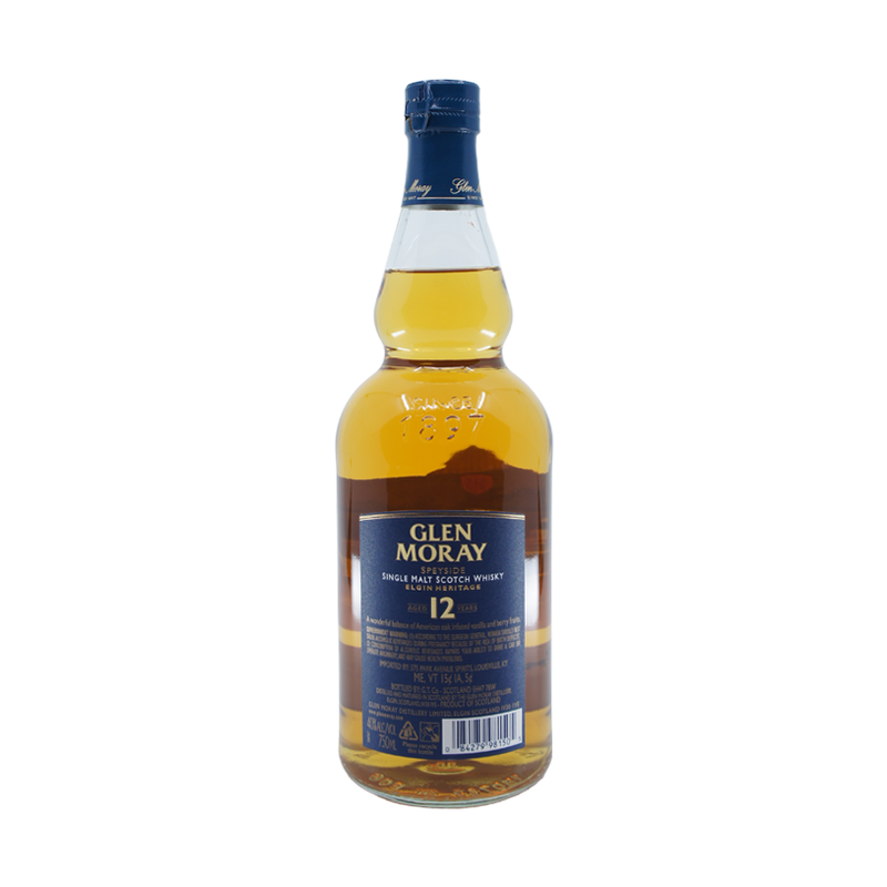Glen Moray 12 Year Old Heritage Speyside Single Malt Scotch Whisky - LoveScotch.com