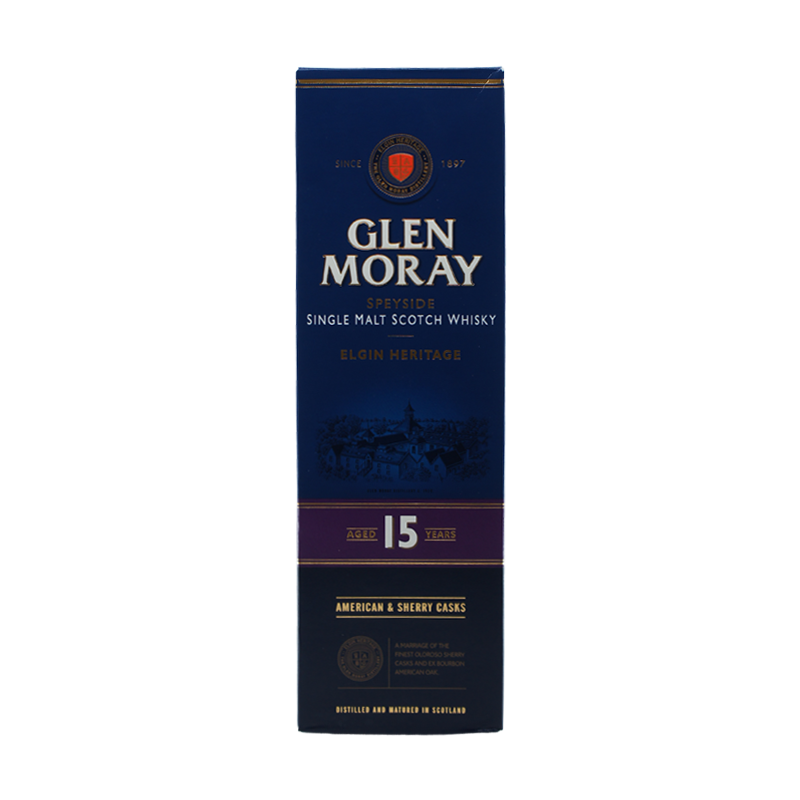 Glen Moray 15 Year Old Heritage Speyside Single Malt Scotch Whisky - LoveScotch.com