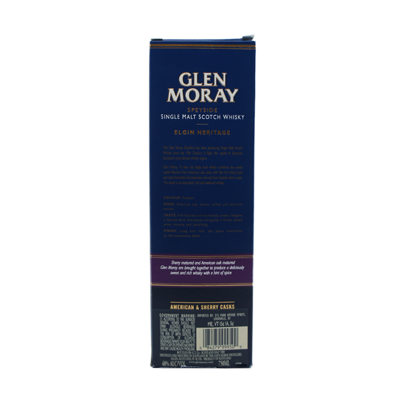 Glen Moray 15 Year Old Heritage Speyside Single Malt Scotch Whisky - LoveScotch.com