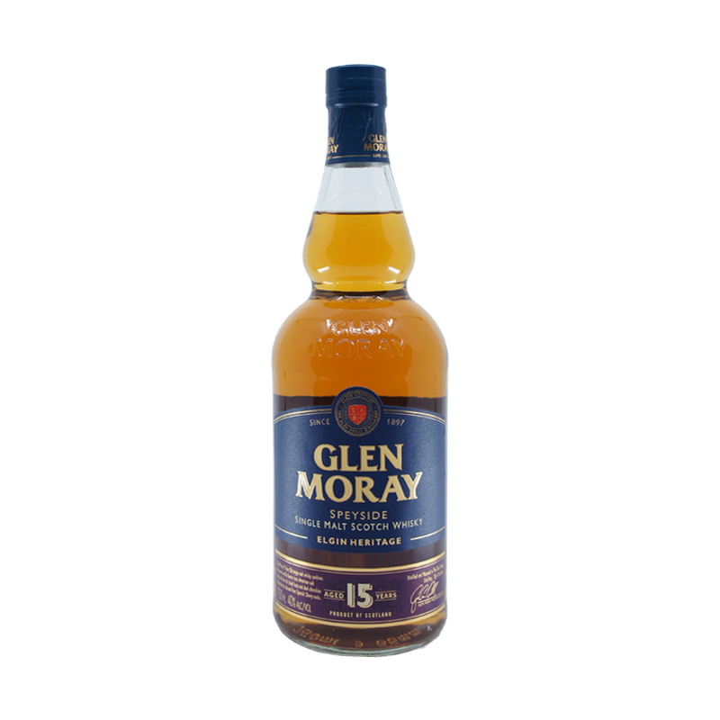 Glen Moray 15 Year Old Heritage Speyside Single Malt Scotch Whisky - LoveScotch.com
