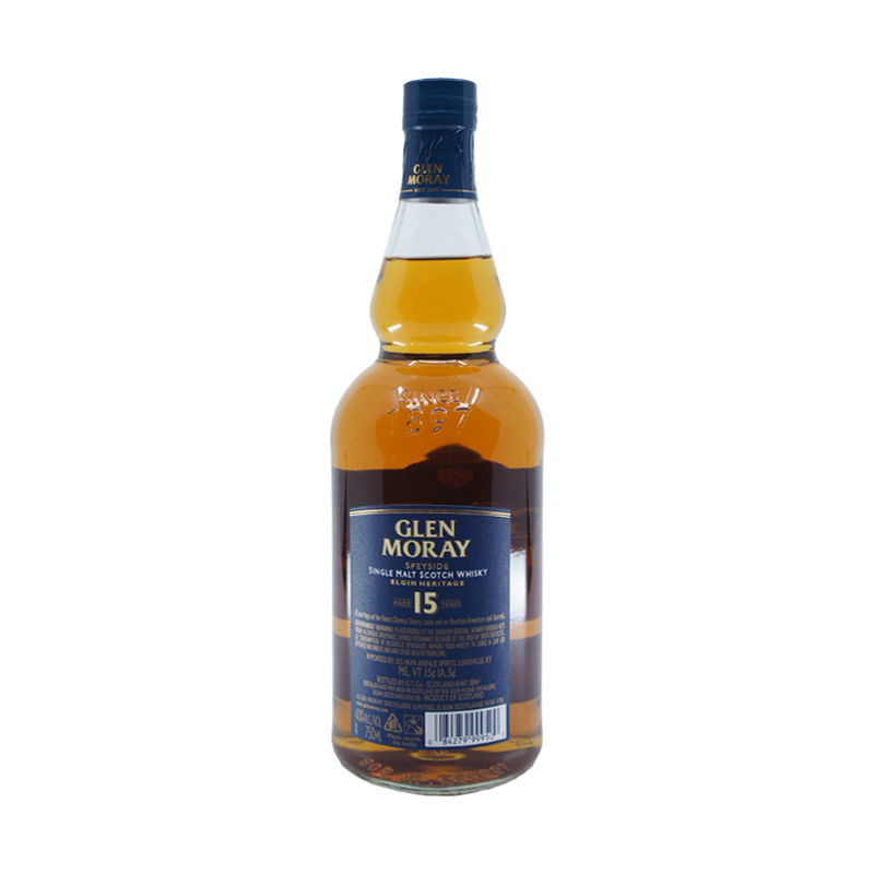 Glen Moray 15 Year Old Heritage Speyside Single Malt Scotch Whisky - LoveScotch.com