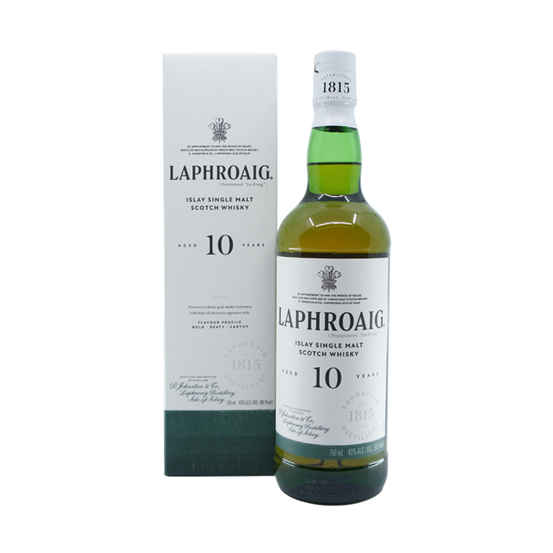 Laphroaig 10 Year Old Islay Single Malt Scotch Whisky - LoveScotch.com