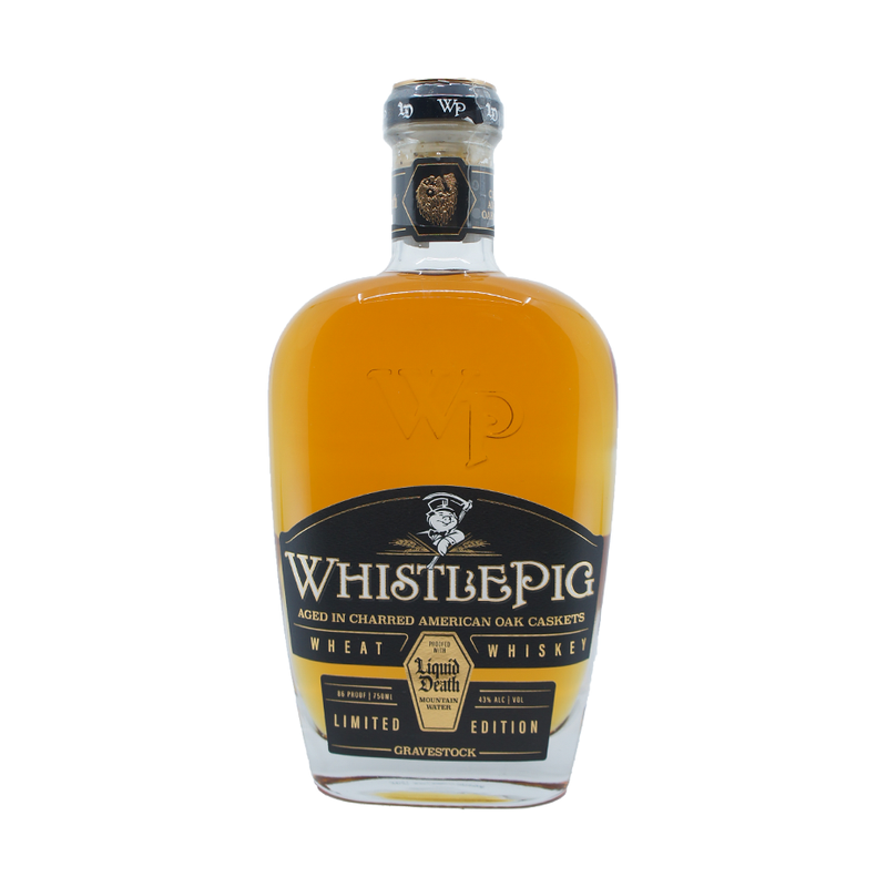 WhistlePig X Liquid Death Gravestock Wheat Whiskey - LoveScotch.com