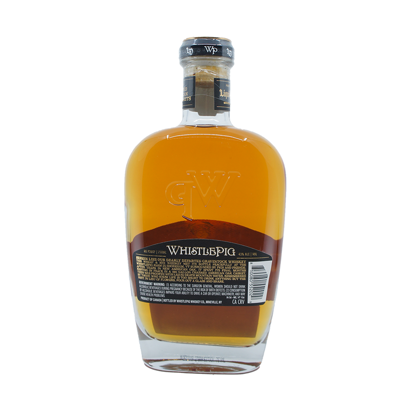 WhistlePig X Liquid Death Gravestock Wheat Whiskey - LoveScotch.com