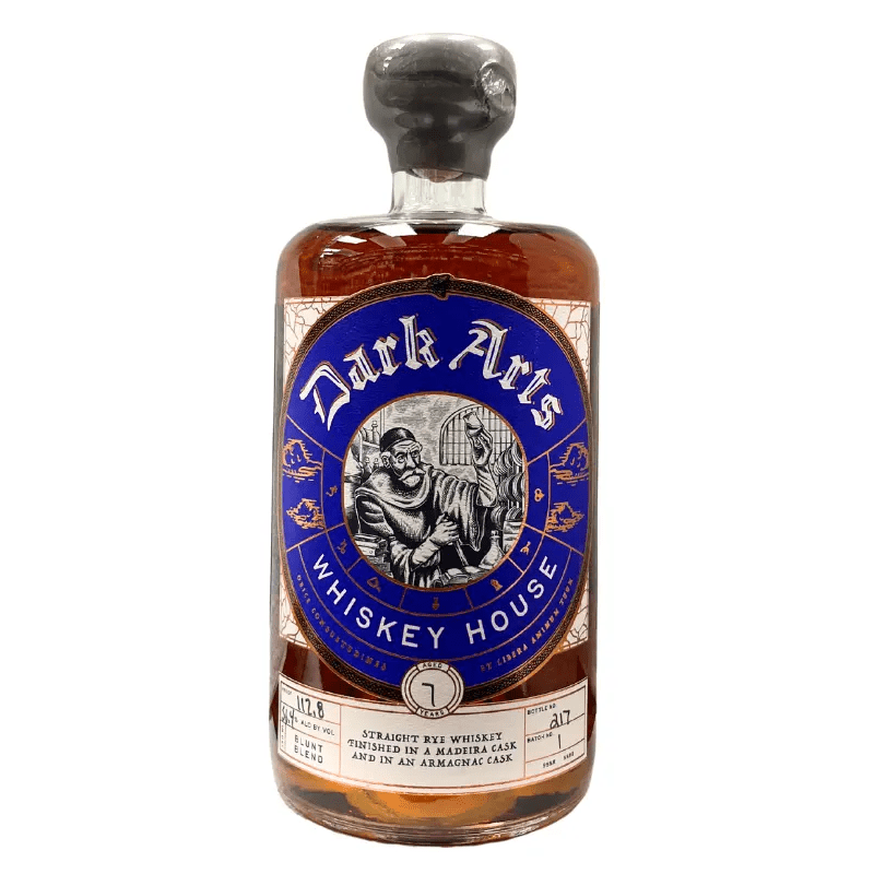Dark Arts Whiskey House 'Blunt Blend' 7 Year Rye Whiskey Finished in Madeira & Armagnac Casks - LoveScotch.com 