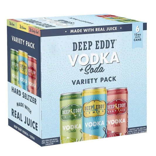 Deep Eddy Vodka + Soda Variety 6-Pack - LoveScotch.com