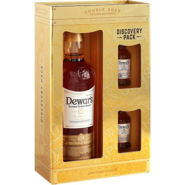 Dewar's 'Discovery Pack' 15yr Special Reserve + 12yr (50ml) + 18yr
