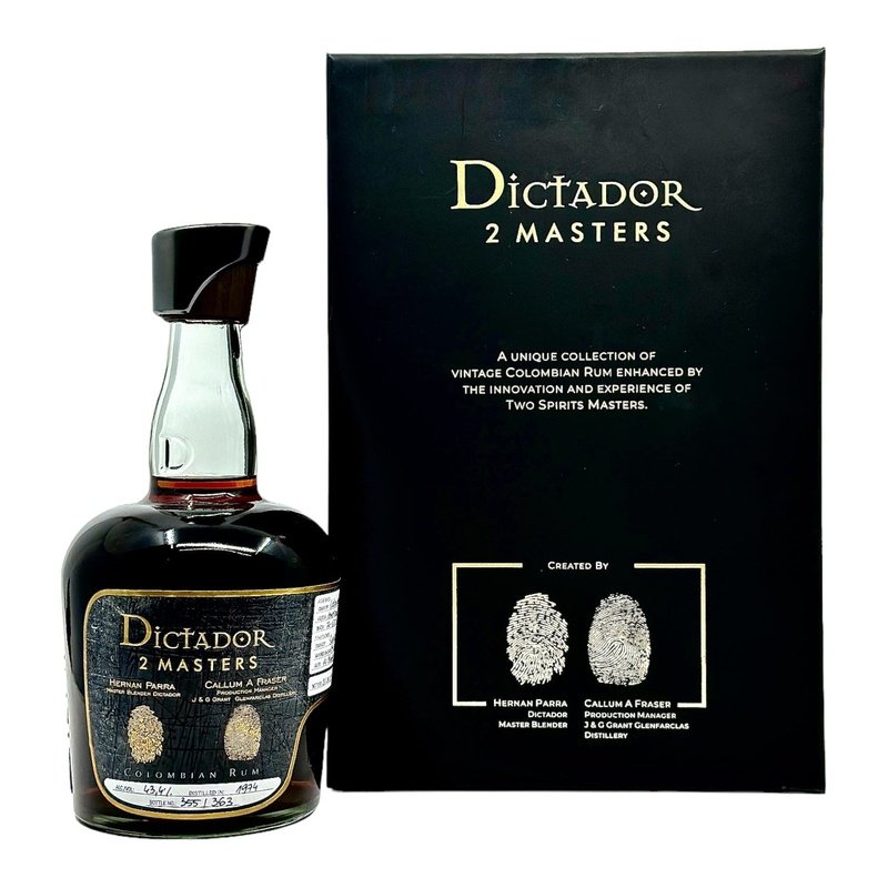 Dictador 2 Masters 1974 Glenfarclas 44 Year Old Rum - LoveScotch.com